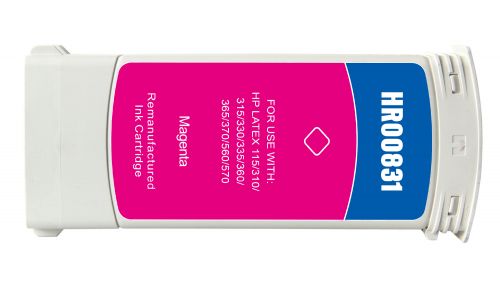 Remanufactured HP 831XLM Magenta Hi Cap Latex CZ696A Inkjet