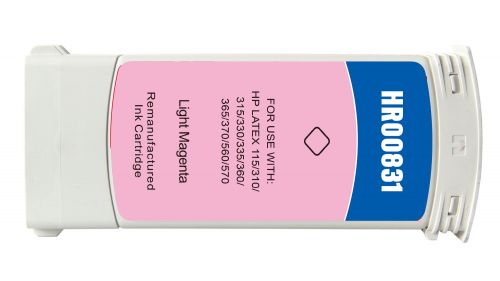 Remanufactured HP 831XLLM Light Magenta Hi Cap Latex CZ699A Inkjet