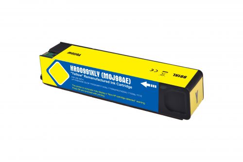 Remanufactured HP 991XLY Yellow Hi Cap M0J98AE Inkjet