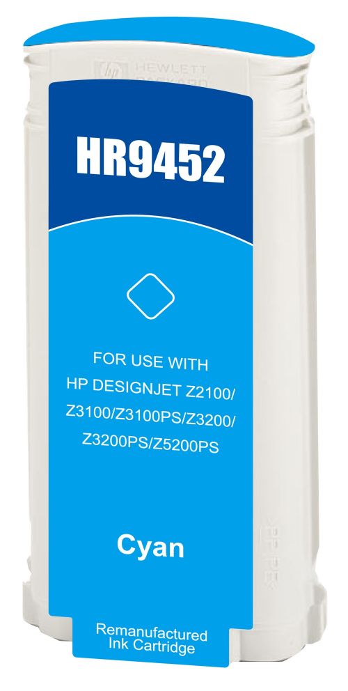 Remanufactured HP 70 Cyan C9452A Inkjet