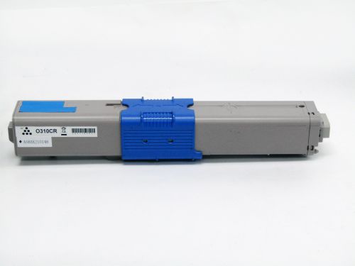 Remanufactured OKI C310C Cyan 44469706 Toner