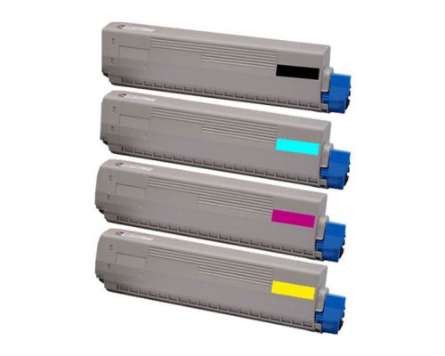 Remanufactured OKI C801M Magenta 44643002 Toner