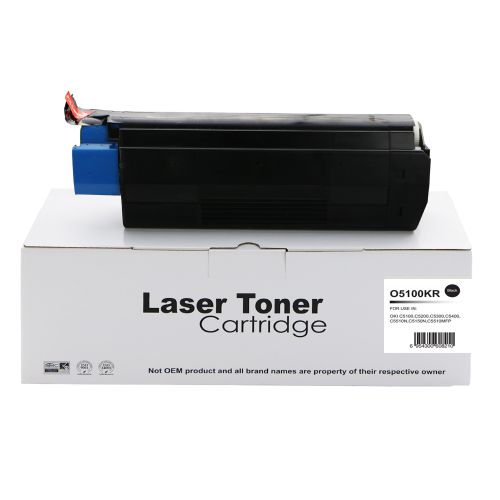 Remanufactured OKI C5300BK Black 42127408 Toner