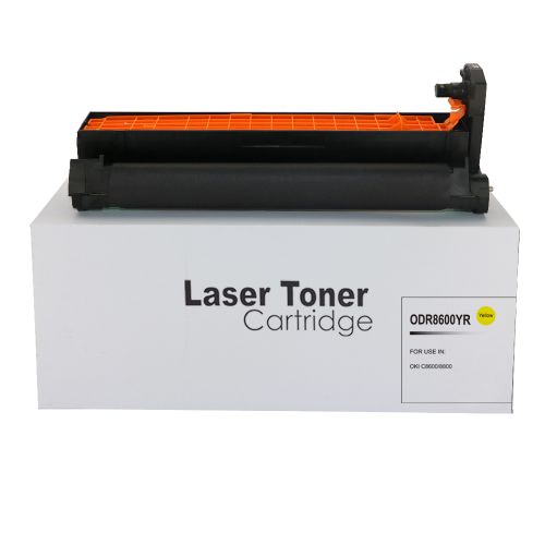 Remanufactured OKI C8600Y Yellow 43487709 Toner