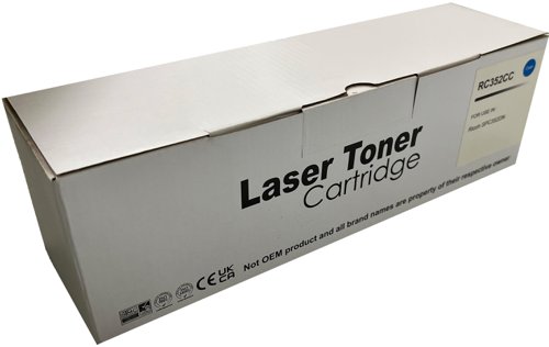 Compatible Ricoh SPC352 407384 Cyan Copier Toner