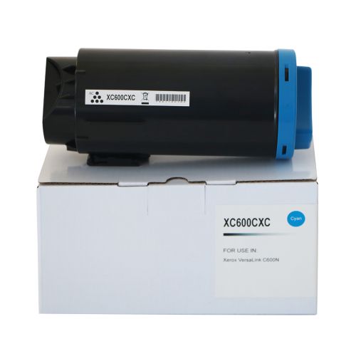 Compatible Xerox C600HCC Cyan Hi Cap 106R03904 Toner