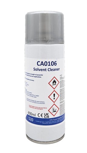 Solvent Cleaner 400ml Aerosol Pack of 12