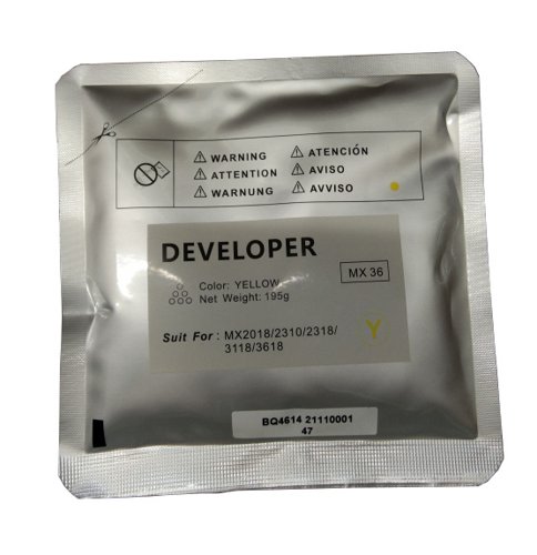 Compatible Sharp MX36 Yw Developer Bag