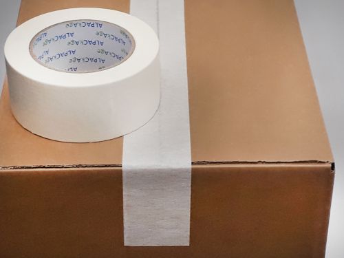 BOX of 144 Rolls Masking Tape 24mm  50m  140mu TMB2450140 - 24 Packs of 6 Per Box