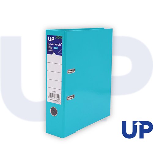 UP A4 70mm Lever Arch File - Blue (10) - Flat packed quick & easy to assemble