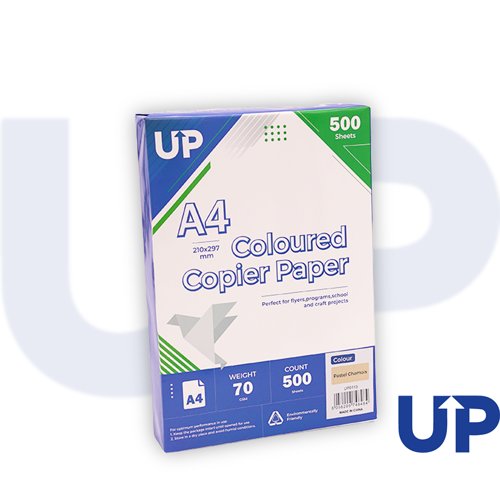 UP Coloured A4 Copier Paper 70GSM Pastel Chamois - 500 sheets - 1 Ream