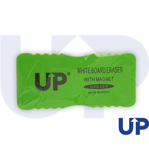 UP Whiteboard Eraser - Black Plastic and Felt