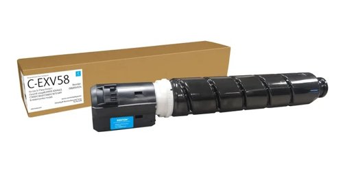 XET A3 Everyday Remanufactured Toner replaces Canon C-EXV58 Cyan (3764C002AA)