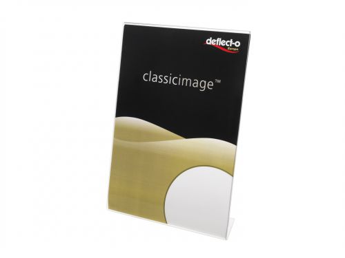 Deflecto A4 Portrait Slanted Sign Holder
