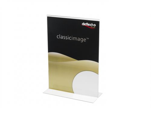 Deflecto A4 Portrait Stand Up Sign Holder