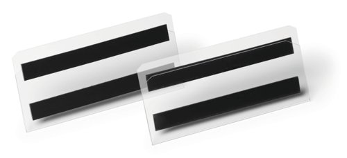 Durable Magnetic Pocket 150x67mm Clear
