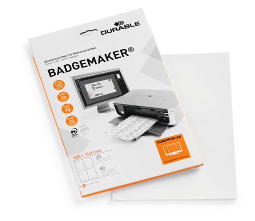 Durable BADGEMAKER A6 Inserts