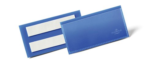 Durable Adhesive Pocket 100x38mm Blue