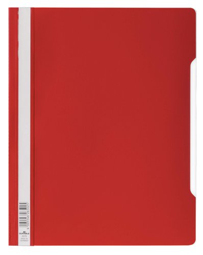 Durable Clear View A4 Folder Red