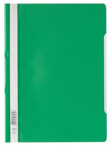 Durable Clear View A4 Folder Green