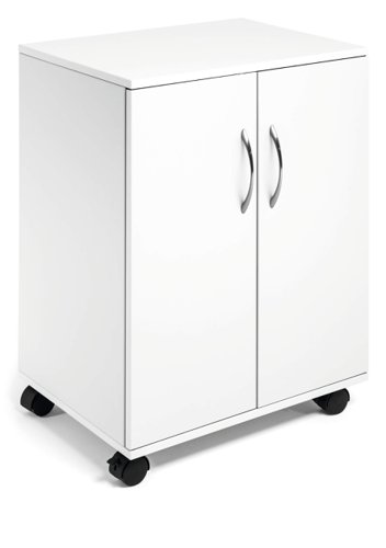 Durable Closed Multi Trolley White