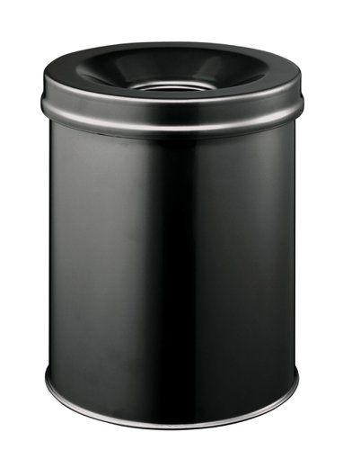Durable SAFE Waste Bin 15L Black