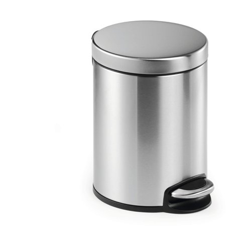 Durable Pedal Bin Stainless Steel 5L
