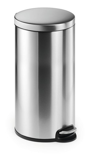 Durable Pedal Bin Stainless Steel 30L