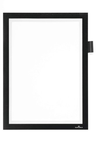 Durable DURAFRAME Magnetic Note Black