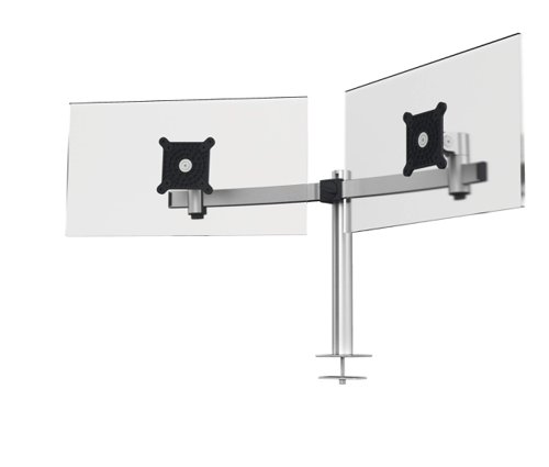 Durable 2 Monitor Mount Through Desk