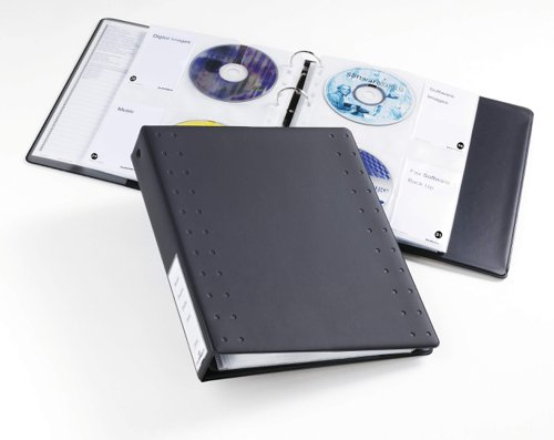 Durable CD/DVD Index Ring Binder 40