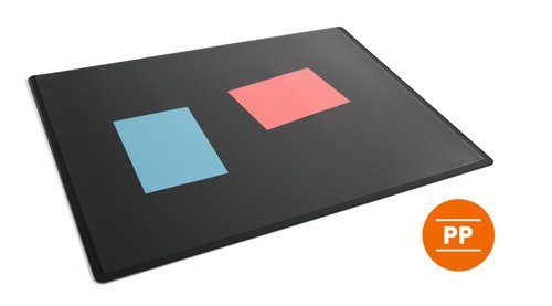 Durable Overlay Desk 65x50cm Mat Black