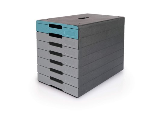 Durable IDEALBOX ECO 7 Drawer Box Blue