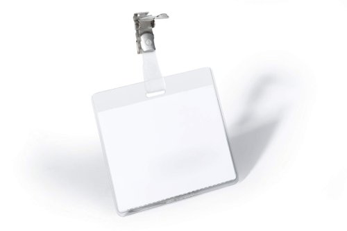 Durable Clip Security Badge 60x90mm