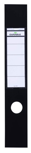 Durable ORDOFIX Spine Label 60mm Black