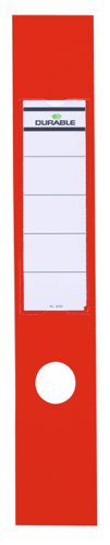 Durable ORDOFIX Spine Label 60mm Red
