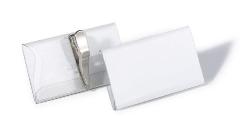 Durable Crocodile Clip Badge 40x75mm