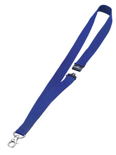 Durable Lanyard Blue 20mm