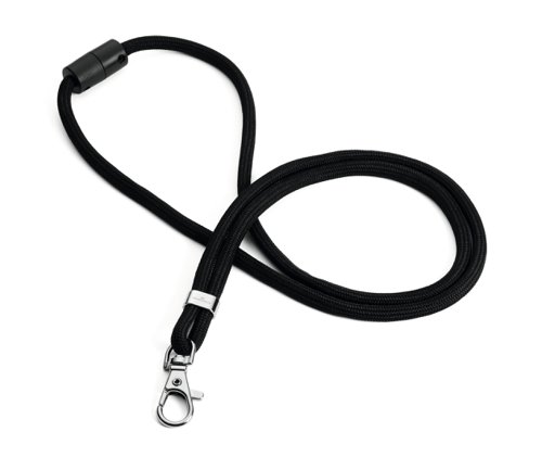 Durable rPET Lanyard Black