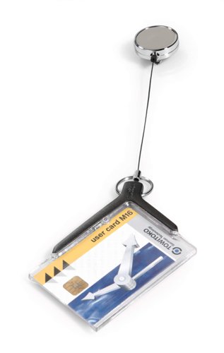 Durable DE LUXE Badge Holder Black