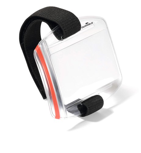 Durable Arm Band ID Card Holder Clear