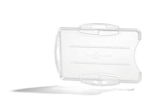 Durable 2 ID Card Holder Clear
