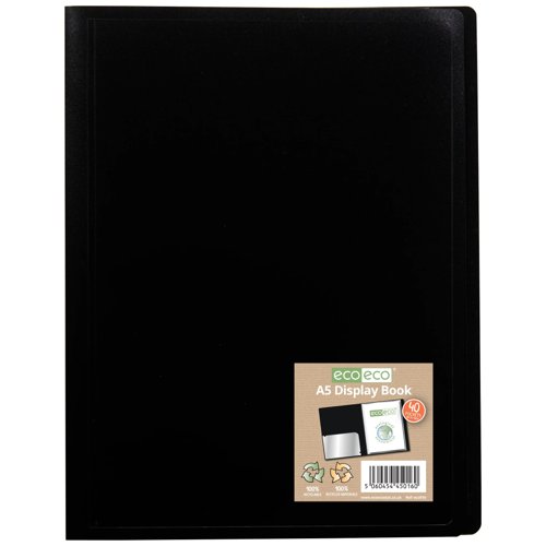 Eco Eco A5 100% Recycled Flexicover Display Book  with 40 Pockets- Single