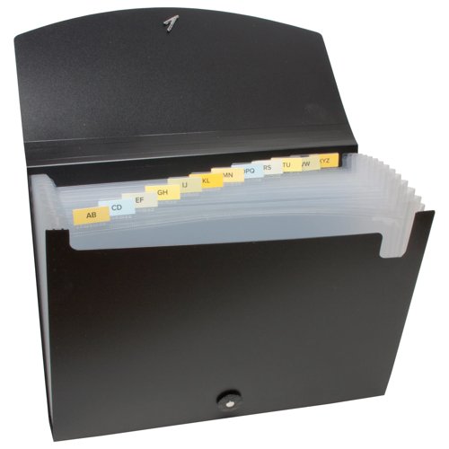 Eco Eco A4 50% Recycled Expanding File with 13 Pockets - Single