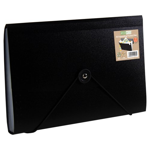 Eco Eco A5 50% Recycled Expanding File with 7 Pockets - Single