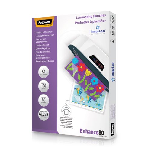 Il Laminating Pouch 80mic A4 gloss 100pk