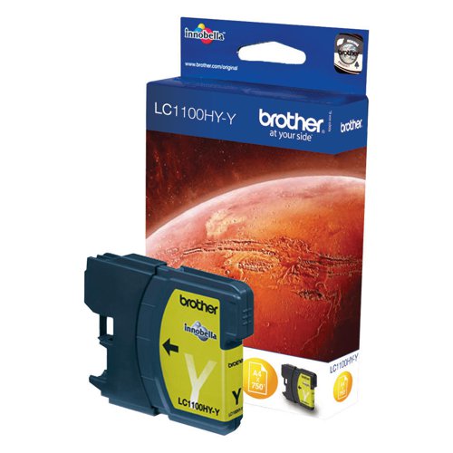 OEM Brother LC1100HYY High Capacity Yellow Original Print Cartridge