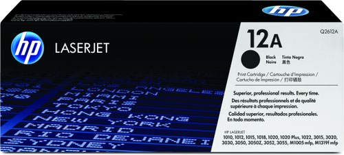 OEM HP Q2612A Black 2000 Pages Original Toner 12A