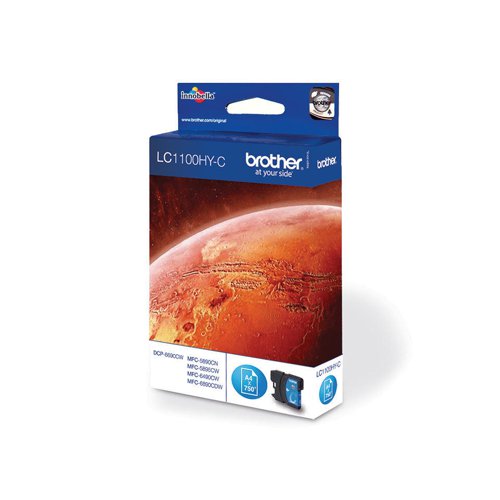 OEM Brother LC1100HYC High Capacity Cyan Original Print Cartridge