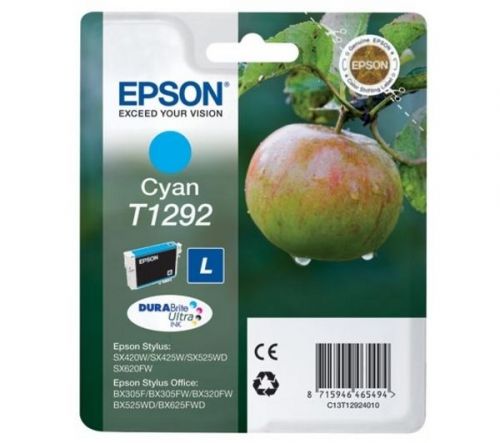 OEM Epson T1292 High Capacity Cyan Ink Cartridge C13T12924010
